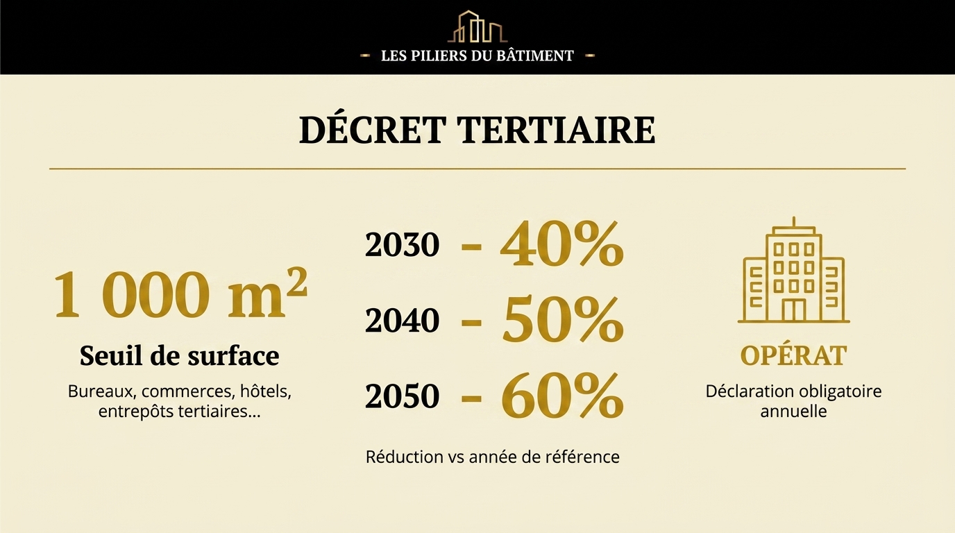 Décret tertiaire Votre bâtiment est-il concerné