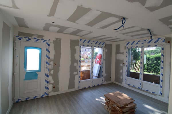Rénovation maison - Bande à joints