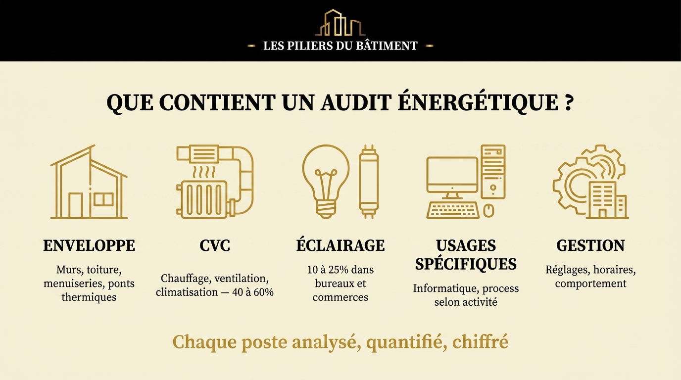 Que contient un audit