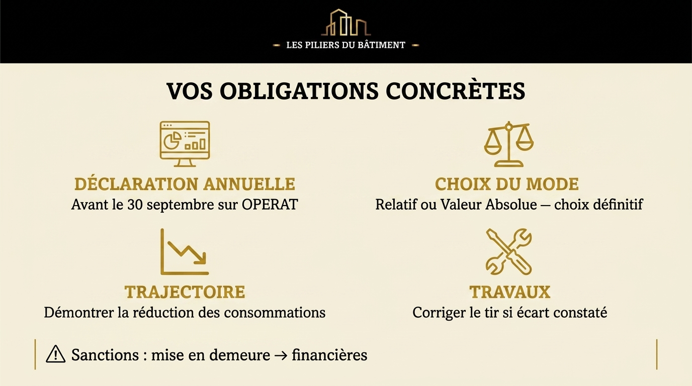 Vos obligations concrètes