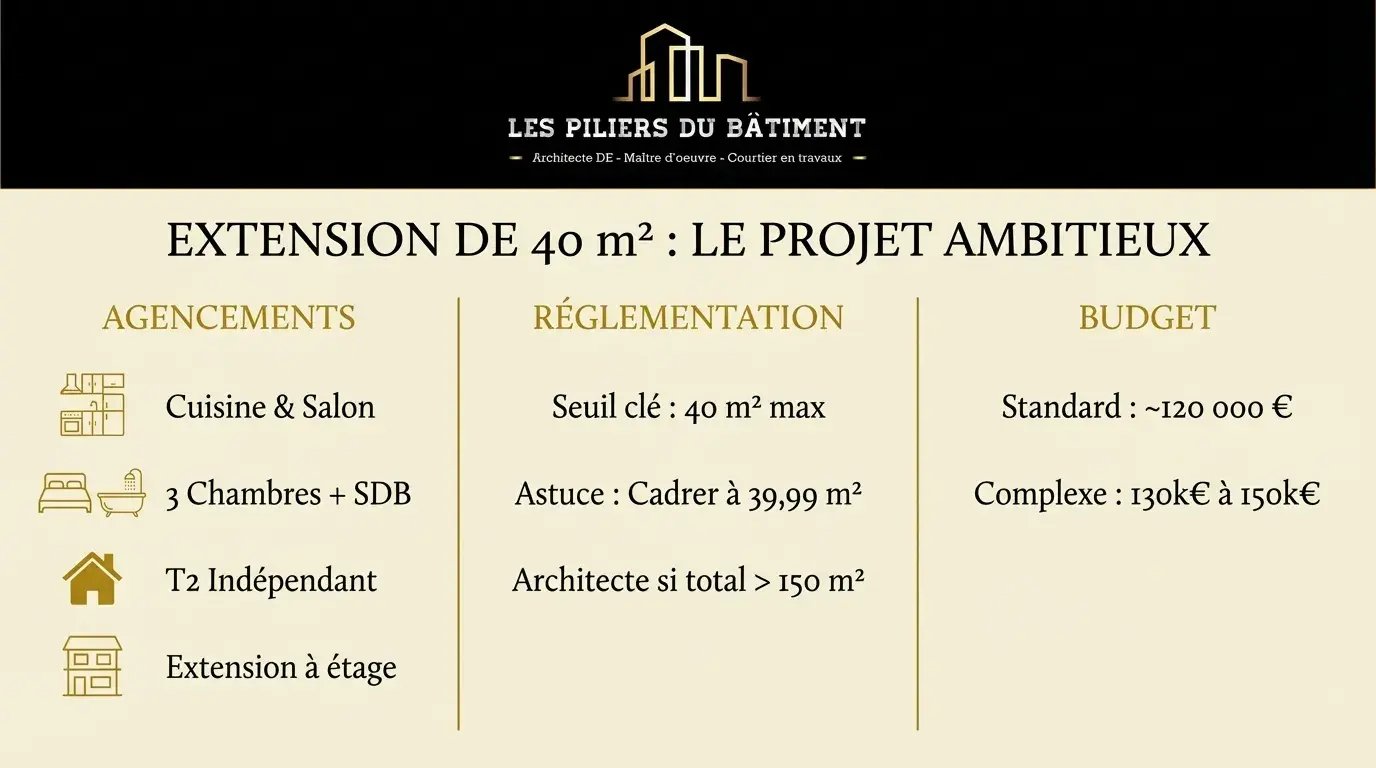 extenstion maison 40m2 lyon