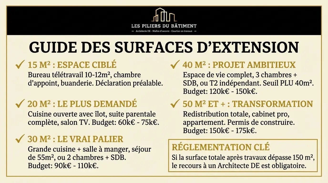 guide des surfaces extension maison lyon