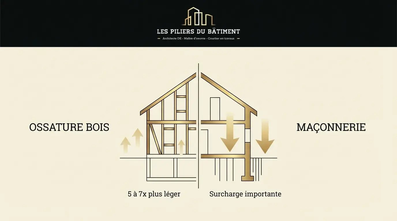 ossature bois vs beton pour maison lyon