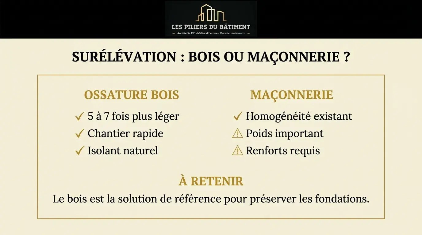 surélévation bois ou maconnerie maison lyon