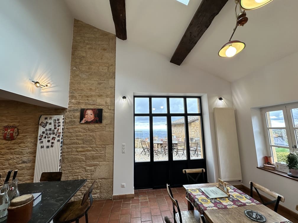 salle a manger après