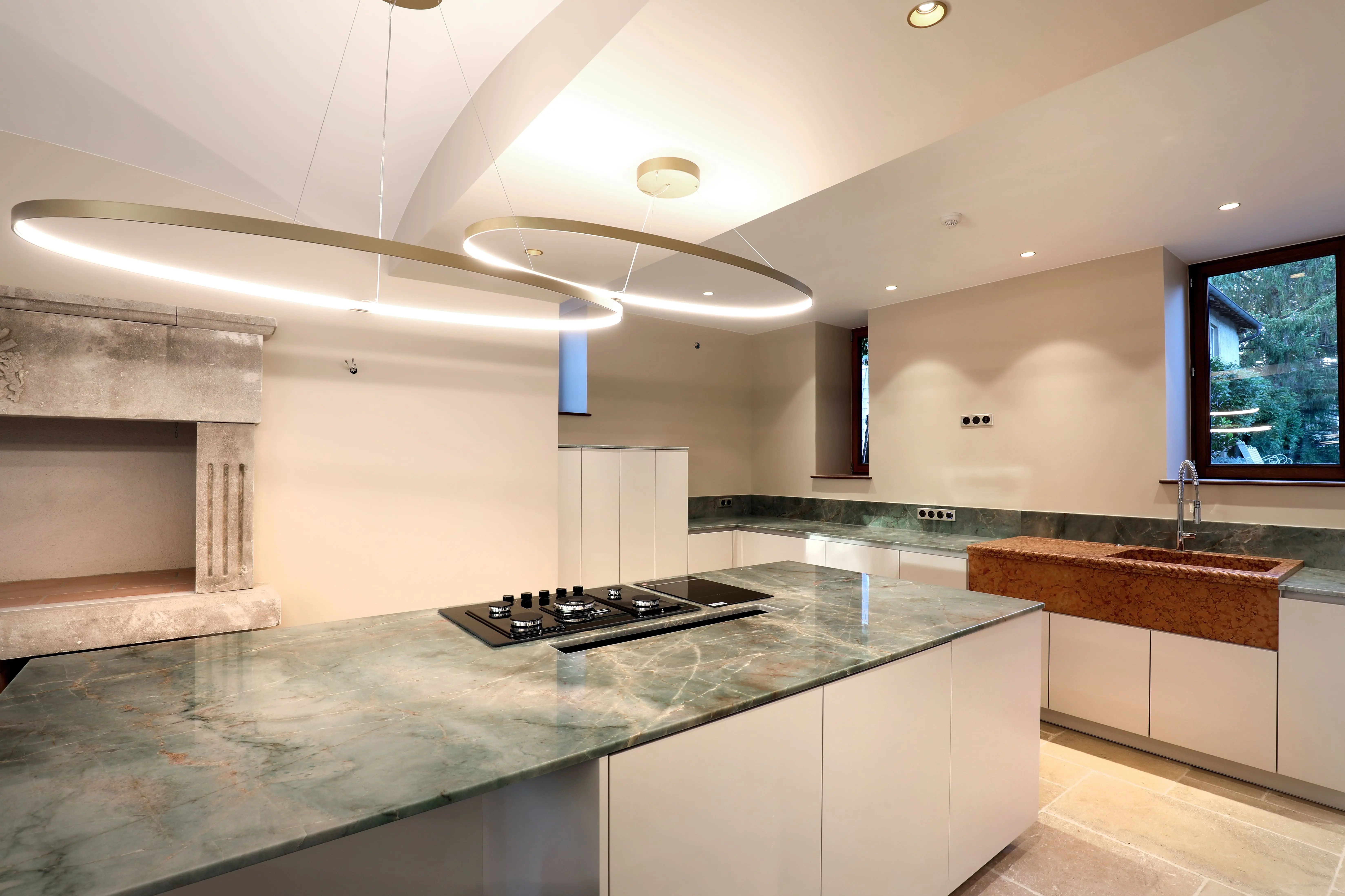 Rénovation de la cuisine d'un château