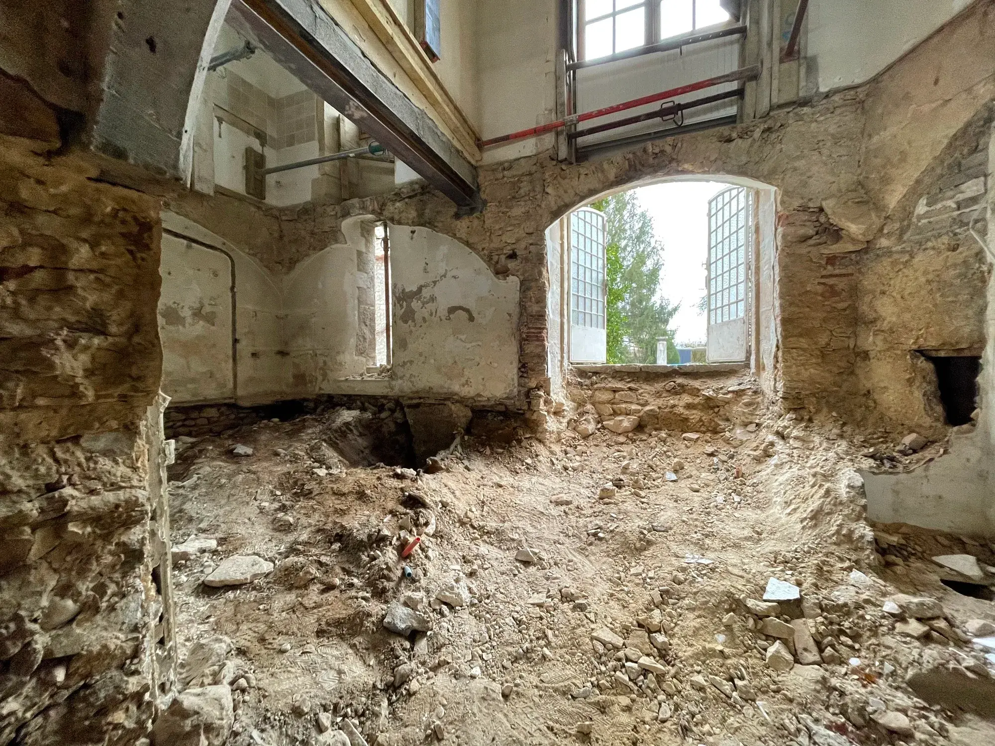 cuisine chateau en travaux