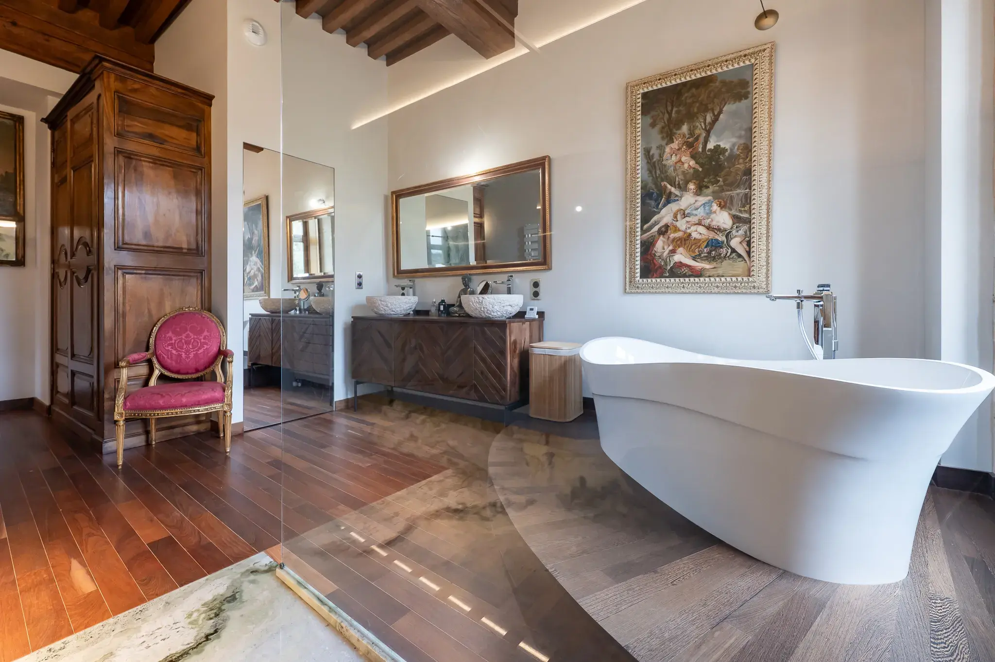 rénovation salle de bain chateau 3