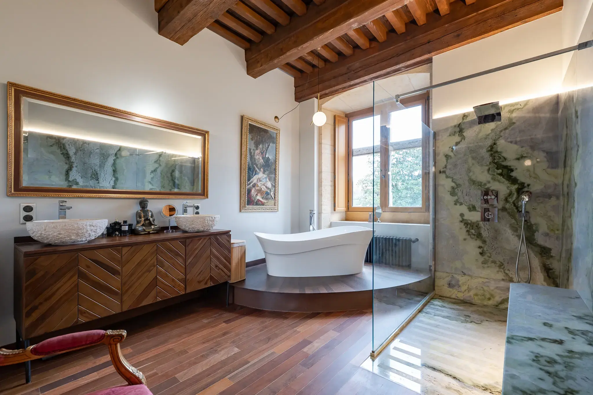 rénovation salle de bain chateau