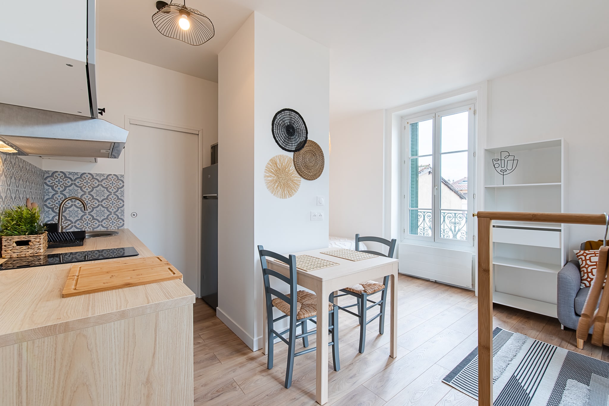 Studio avec coin nuit 25 m² plan - a