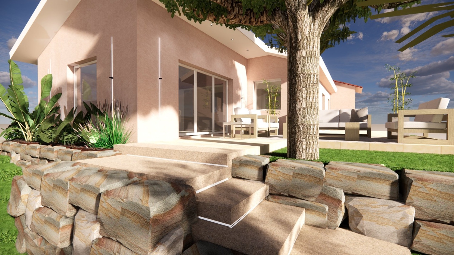 Vue 5-1 Extension cuisine 20m²
