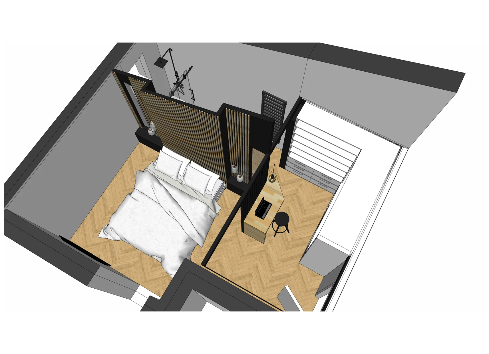 Plan Suite Parentale 20m²